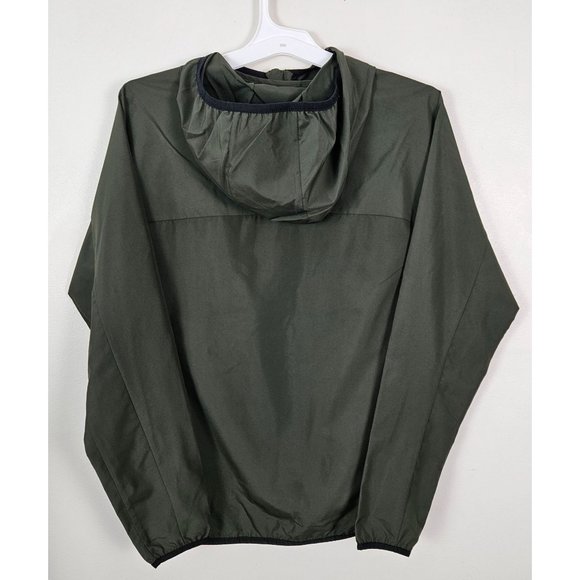 All In Motion Men Jacket Size Small Lightweight Water Repellent Dark Green Zip - Picture 2 of 10